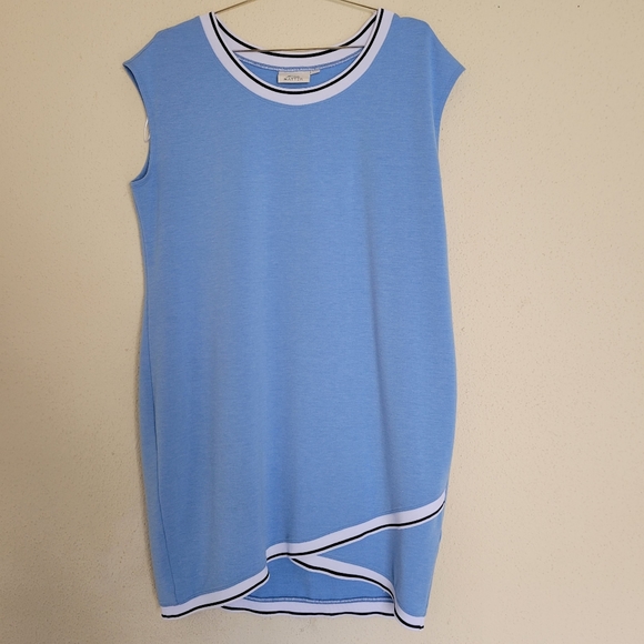 Mind Over Matter light blue dress size 1x - Picture 2 of 9